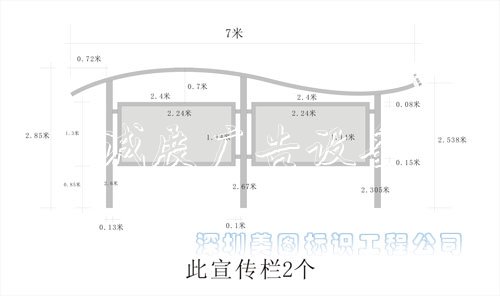 幼儿园不锈垃圾分类亭钢宣传栏